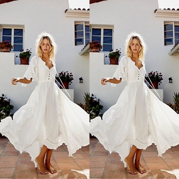 Free People Dresses & Skirts - Free People Beach Bliss Maxi Dress